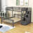 Demler Kids Twin Over Full Bunk Bed-545737639