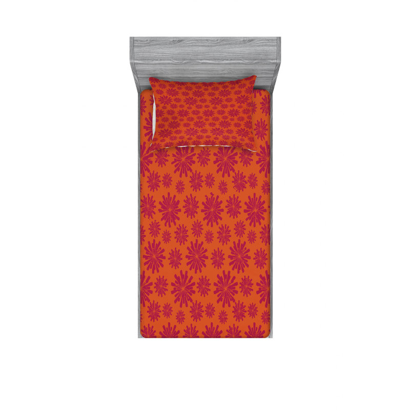 Ensemble de draps modernes Modern, Ensemble de draps pour lit simple TG avec drap-hou