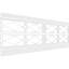 Panneaux muraux blancs 94,5 "(paquet de 4)-69958224