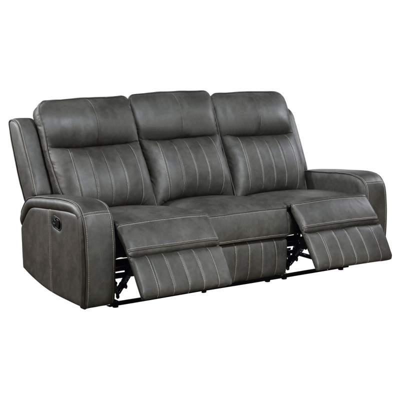 Forrest Grey Motion Reclining Sofa