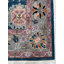 Tapis bleu traditionnel en laine noué à la main 8 x 10