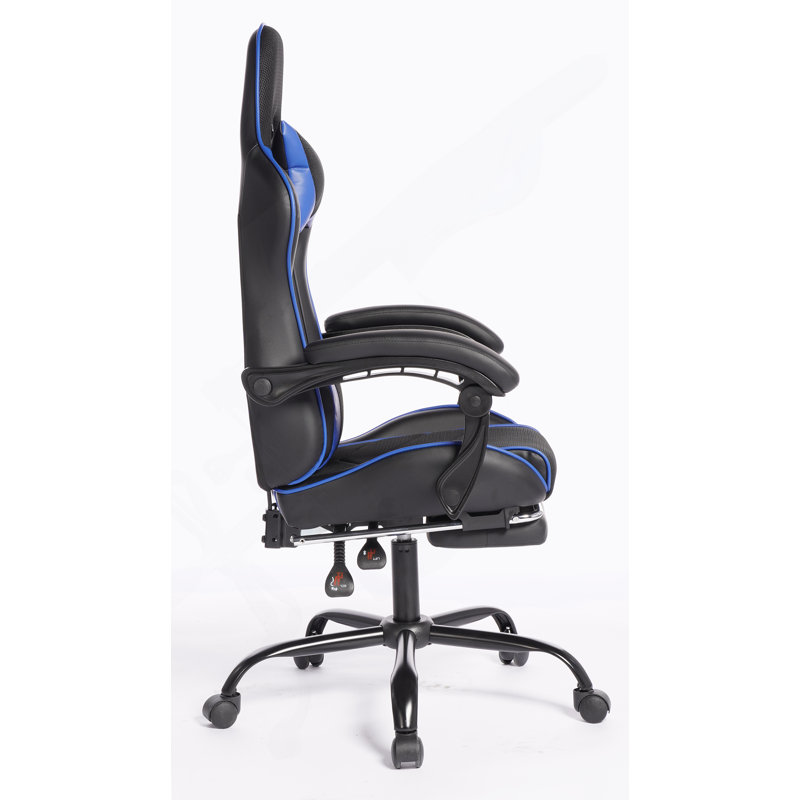 Chaise de jeu E-Sports avec siège de voiture de sport, matériau en polyuréthane, éponge moulée et massage intégré pour un confort et une sécurité ultimes