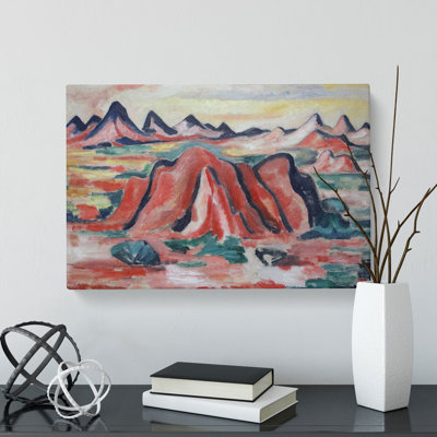 New Mexico by Marsden Hartley - Wrapped Canvas
