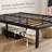 Amylia Heavy Duty 16"  Black Metal Bed Frame, No Box Spring Needed and Easy Assembly Platform Bed-715560966