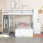 Lit mezzanine avec tablettes, bureau et garde-robe Sdalone-1729229388-1729229389