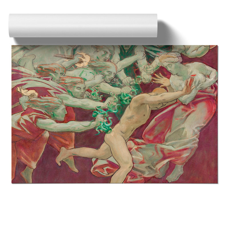 Orestes and the Furies by John Singer Sargent - Frameless Print, 21cm H x 30cm W x 0.1cm D