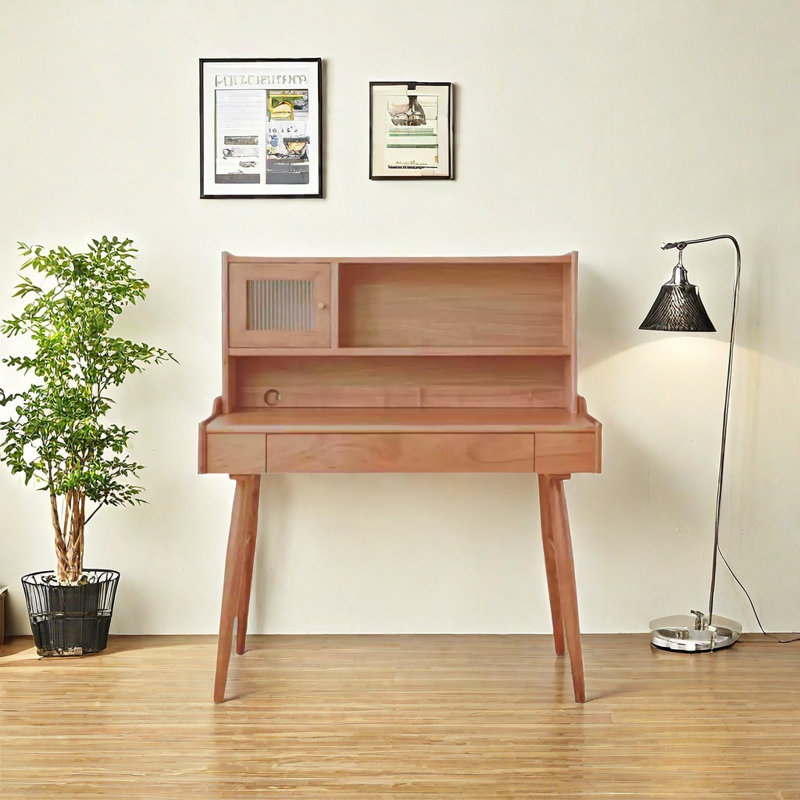 Commode en bois massif, Brun