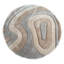 Tapis rond gris de 6 pi 9 po de la collection Mateos-2109825086-2111728680