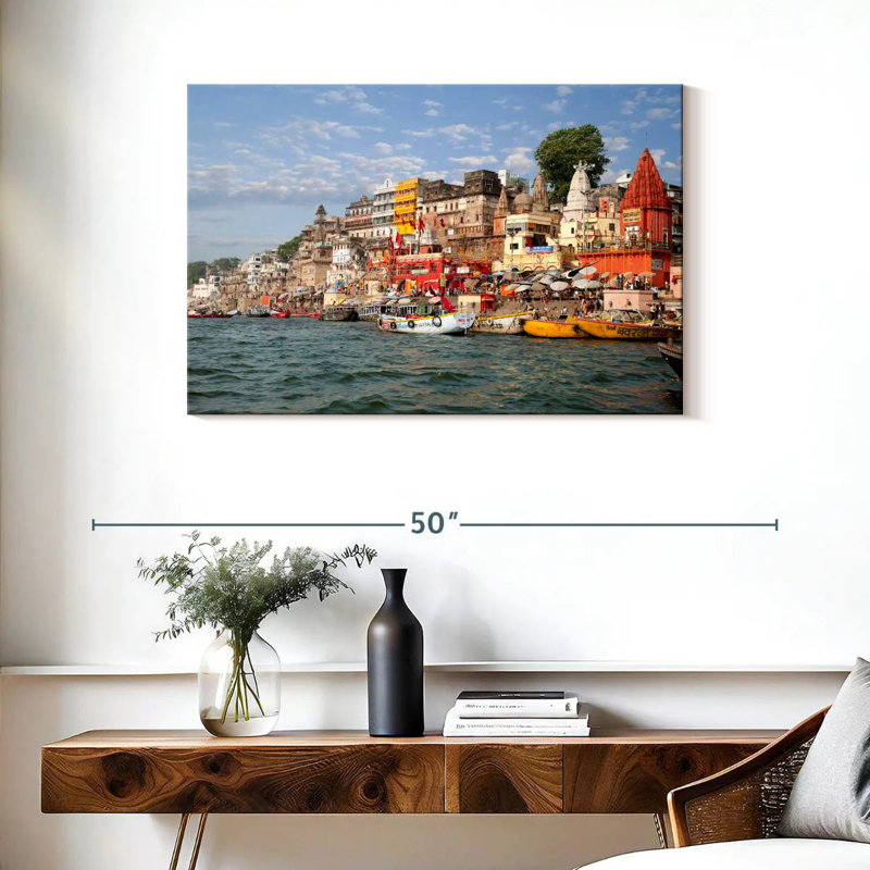 Ghats of Varanasi, H 24 po x l 36 po