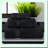 UltraSoft Zero Twist Cotton Towel Set - 3-Piece, Extra Soft Bath, Face & Hand Towels, Long-Staple Cotton, Black