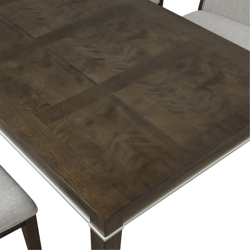Wood Dining Table, Gray