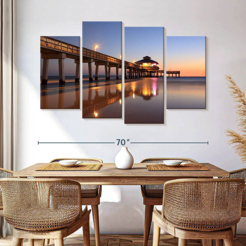 Nicci Myers Beach Boardwalk, H 42 po x l 68 po