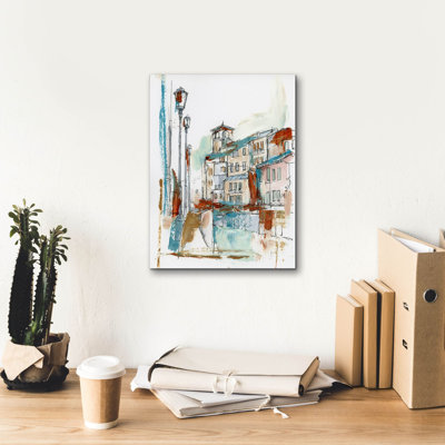 'Venetian Abstract 1' by Ethan Harper Canvas Wall Art
