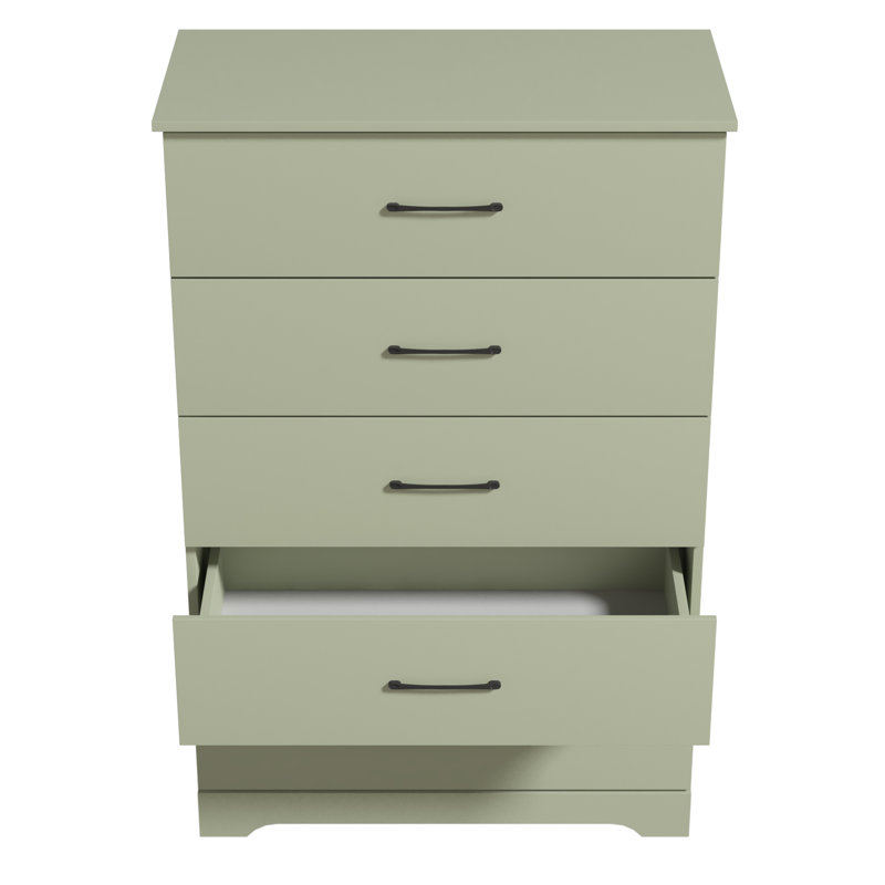 Commode 5 tiroirs Arkia, Vert
