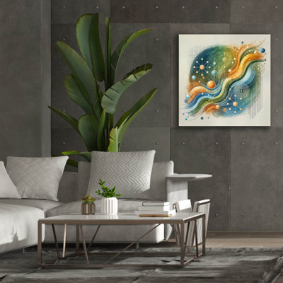 Ivy Bronx 'Planetary Abstract' by Rey Klimt Canvas Wall Art