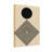 Fashion Black Circle Above Concentric Diamond Pattern-474609775