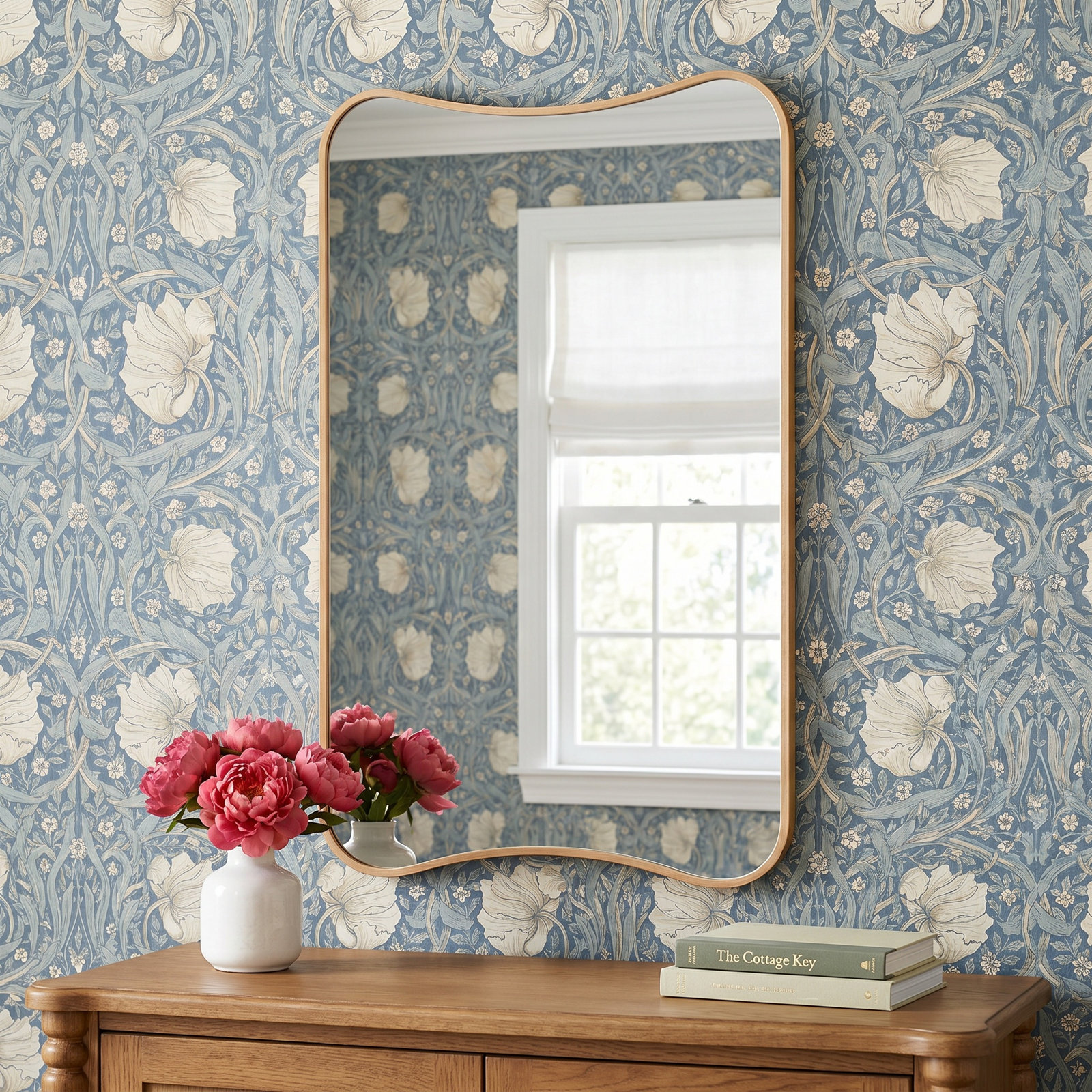 Bellona Aluminium Wavy Mirror