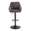Swivel Upholstered Adjustable Height Bar Stool-581688011