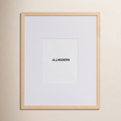 Capullo Wood Matte Picture Frame with Mat