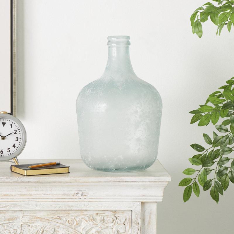 Handmade Iron Decorative Bottle, 16.5" H x 10.5" W x 10.5" D
