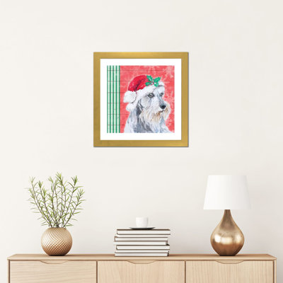 "Holiday Puppy V" par Patricia Pinto, reproduction d’art