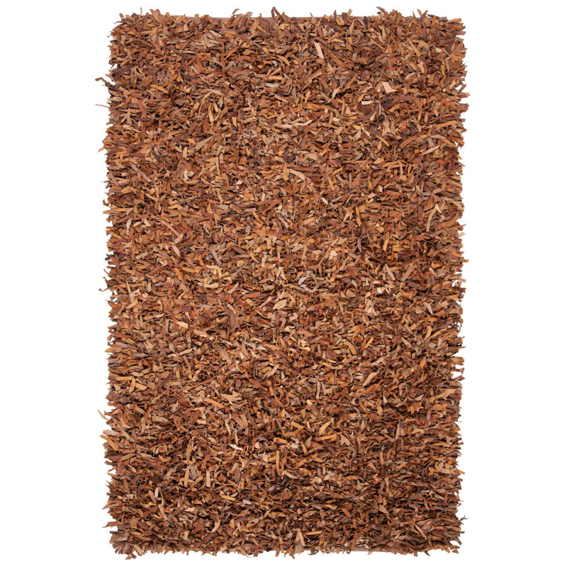 Assar Shag Saddle Area Rug, Rectangle 5' x 8'