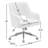 33'' H Boucle Upholstered Rolling Task Chair-662484175