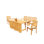 Hari Outdoor 6 - Piece Teak Dining Set
