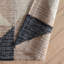Solene Geometric Hand-Loomed Brown/Charcoal Area Rug-1724365003