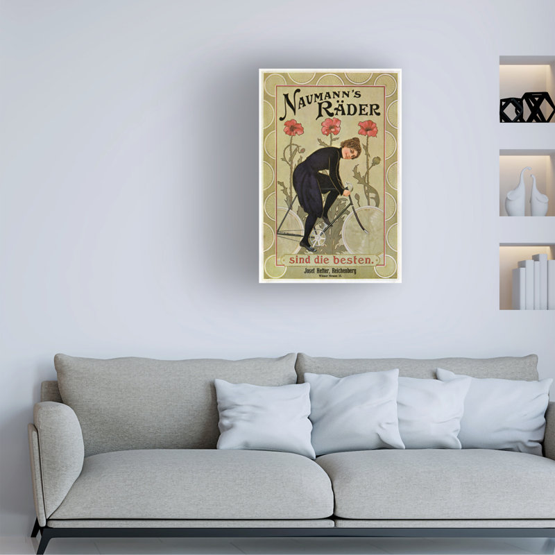 Art sur toile, "Inconnu" par Naumann, 19" H x 12" W