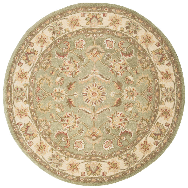 Dunbar Hand Tufted Wool Oriental Rug, Round 8'
