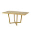 Julianna Oak Solid Wood Base Dining Table-980118336-980118351