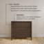 Commode à 3 tiroirs avec compartiment supérieur divisé Harbor-12141261