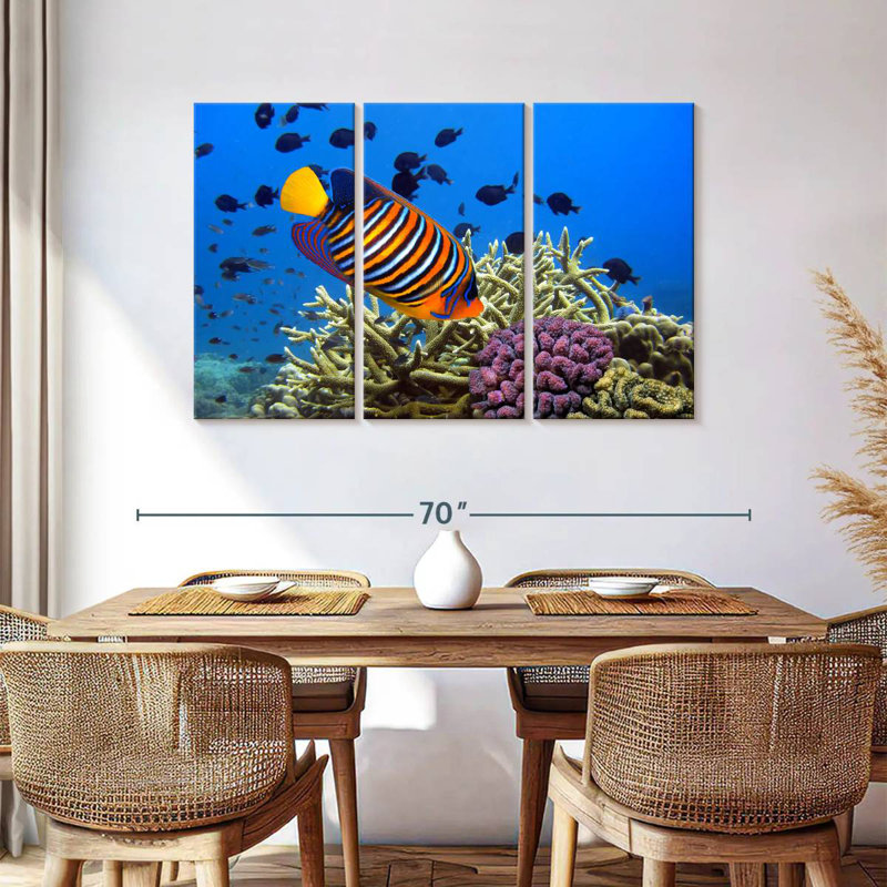 Brampt Royal Angelfish, 36" H x 57" W