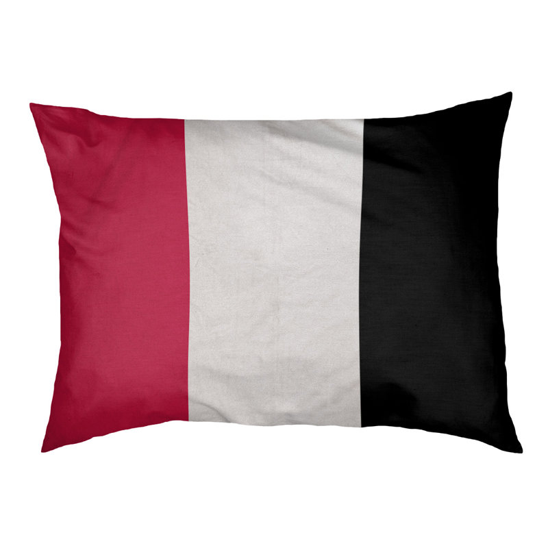 New York Bronx Pet Bed, Large (40" L x 50" W), Red/White/Black