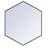 Sabine Metal Hexagon Wall Mirror-1034813053-1034813055