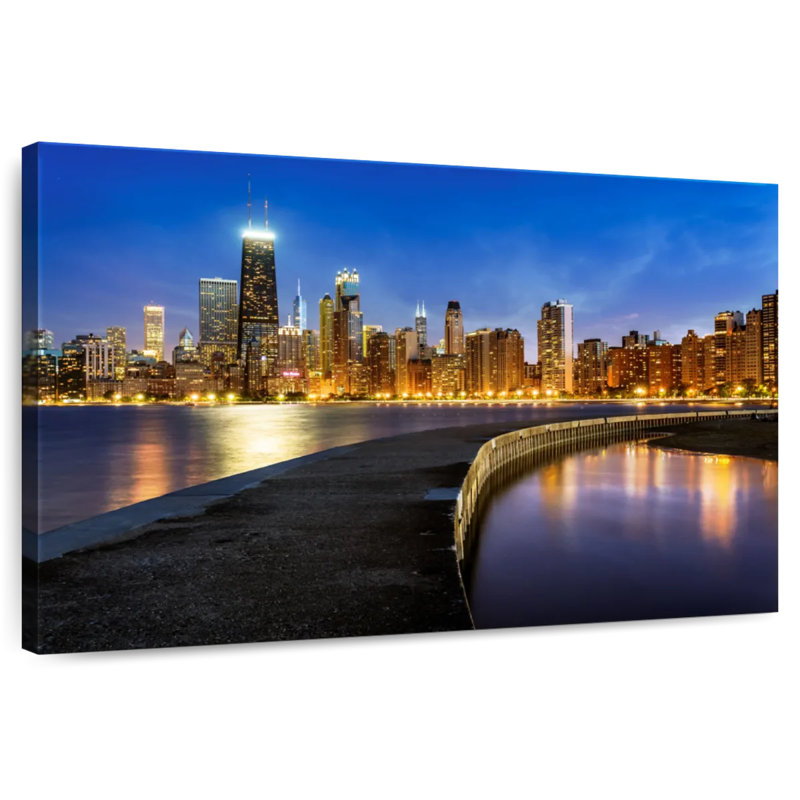 Aletra Chicago Lights, 24" H x 36" W