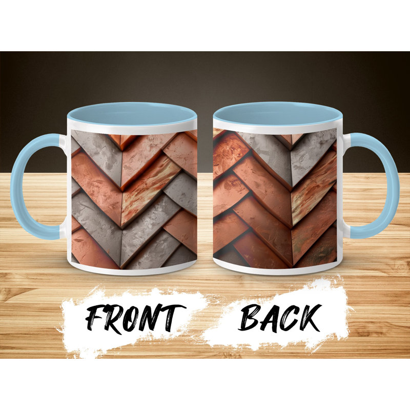 Chevron 11oz Accent Coffee Mug