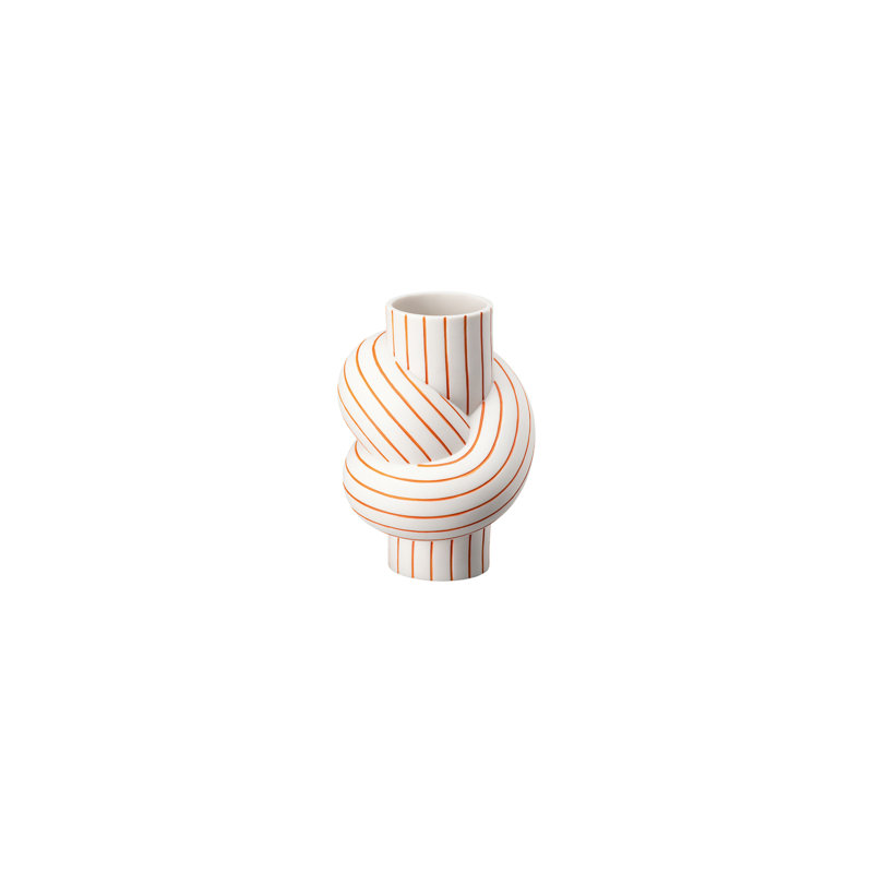 Node Porcelain China Table Vase, Mango