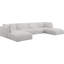 Canapé modulaire réversible de large de 152 po avec repose-pieds Ivalina-87141490