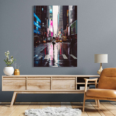 Manhattan Ballet II by Julian Lauren - Wrapped Canvas Print