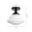 Glint 1-Light Glass Flush Mount Ceiling Light-1380074497