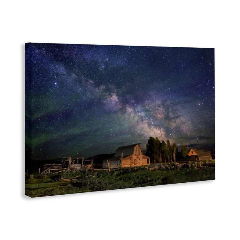 Toile Nebula Sky, vue de ferme, design par Royce Bair, H 16 po x l 24 po