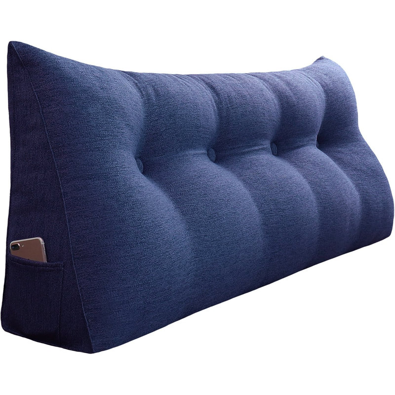 Cushion, 50cm H x 140cm W, Navy
