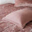 Édredon simple en velours Blush - Diamant, avec coussin pour faciliter le lavage et le repassage-129761637-129761635