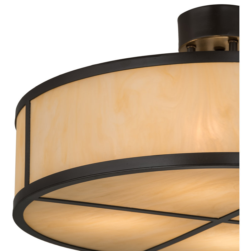 Plafonnier semi-encastré 4 lumières 24 po Zelienople