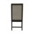 Trelawny Two-Tone Upholstered Side Chair - Saddle Brown