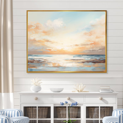 Polanco - plage et océan, reproduction d'art sur toile