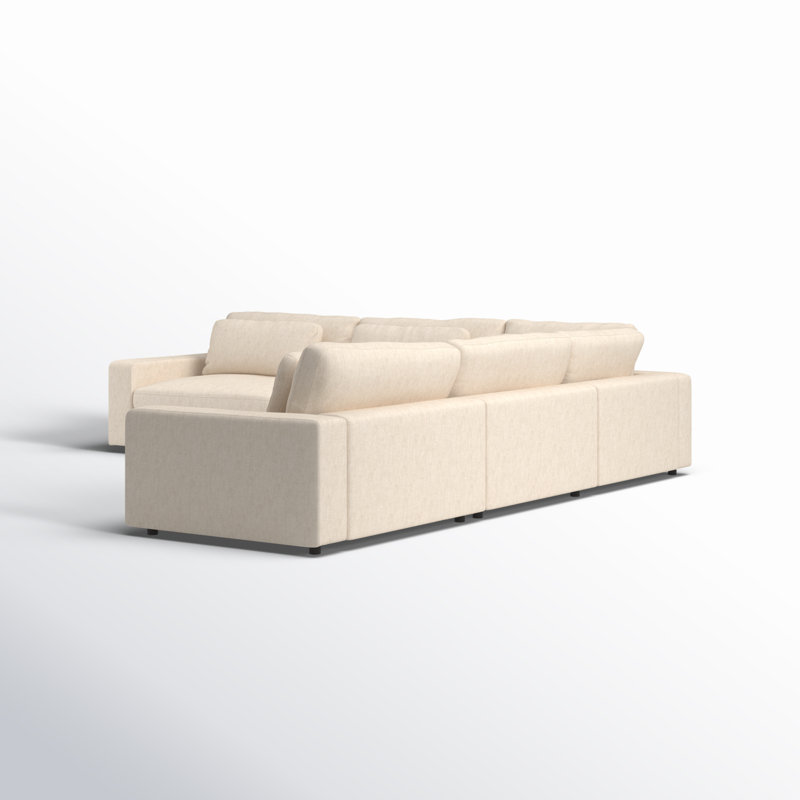 Bloor 5-Piece Sectional, Essence Natural, Left Arm Facing, 33" H x 131" W x 131" D