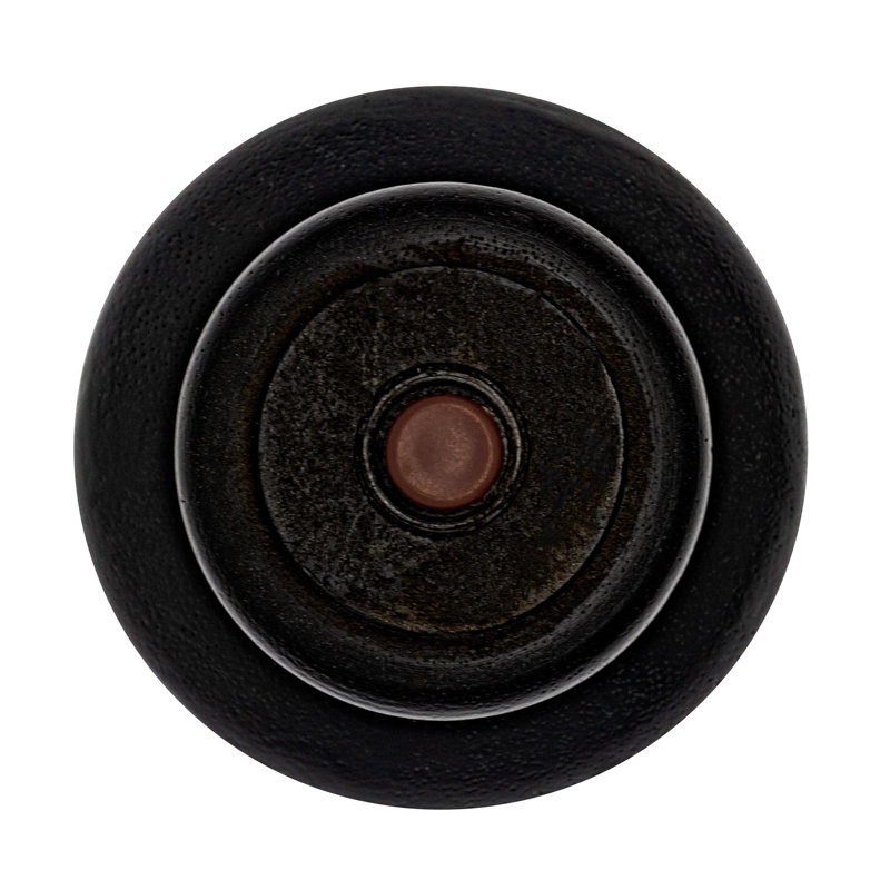 Espresso Stained Solid Hardwood Bun Foot Leg for Furniture